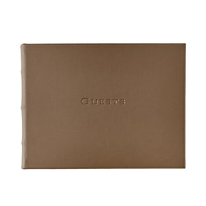 Traditional Leather Guest Book