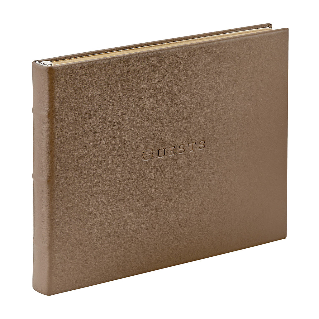 Traditional Leather Guest Book