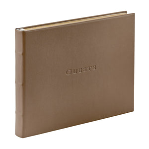 Traditional Leather Guest Book