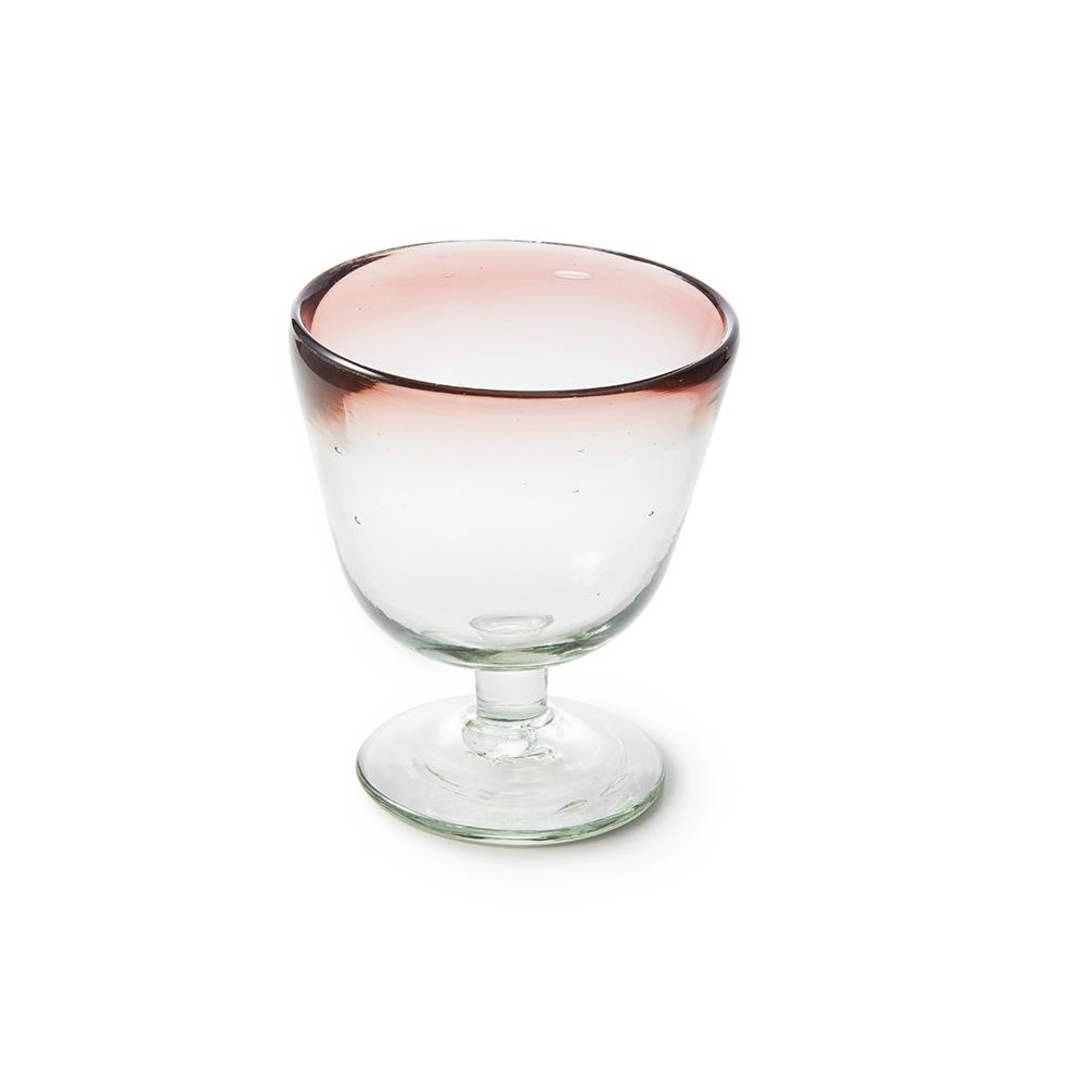Ombré Amethyst Coupe - Glass Tabletop Mexico