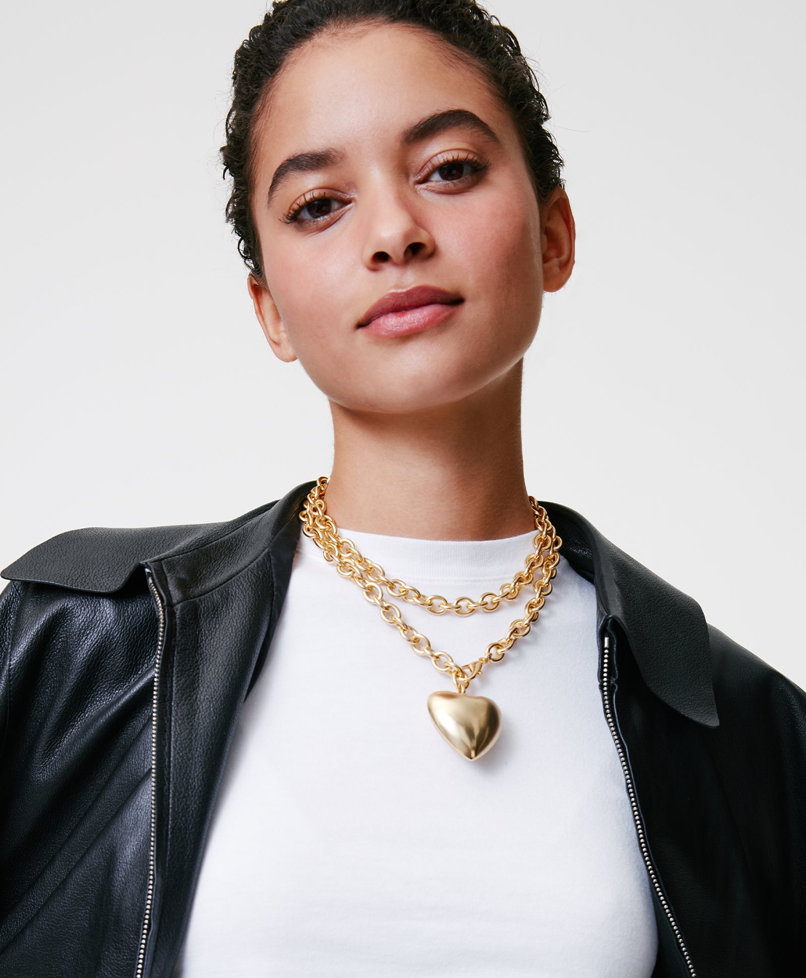 Heart & Soul Necklace in Gold