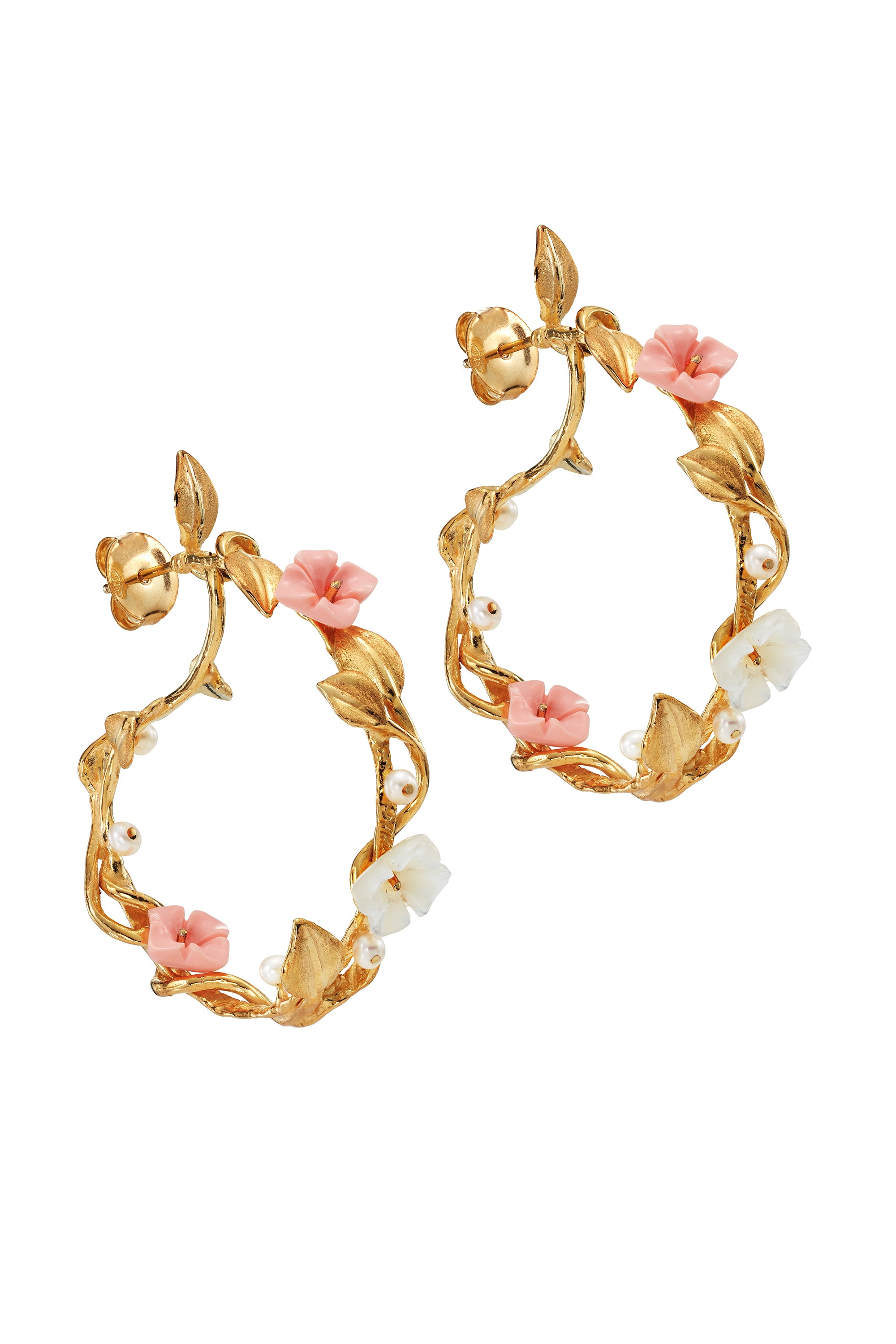 Mini Flower Whirl Earrings