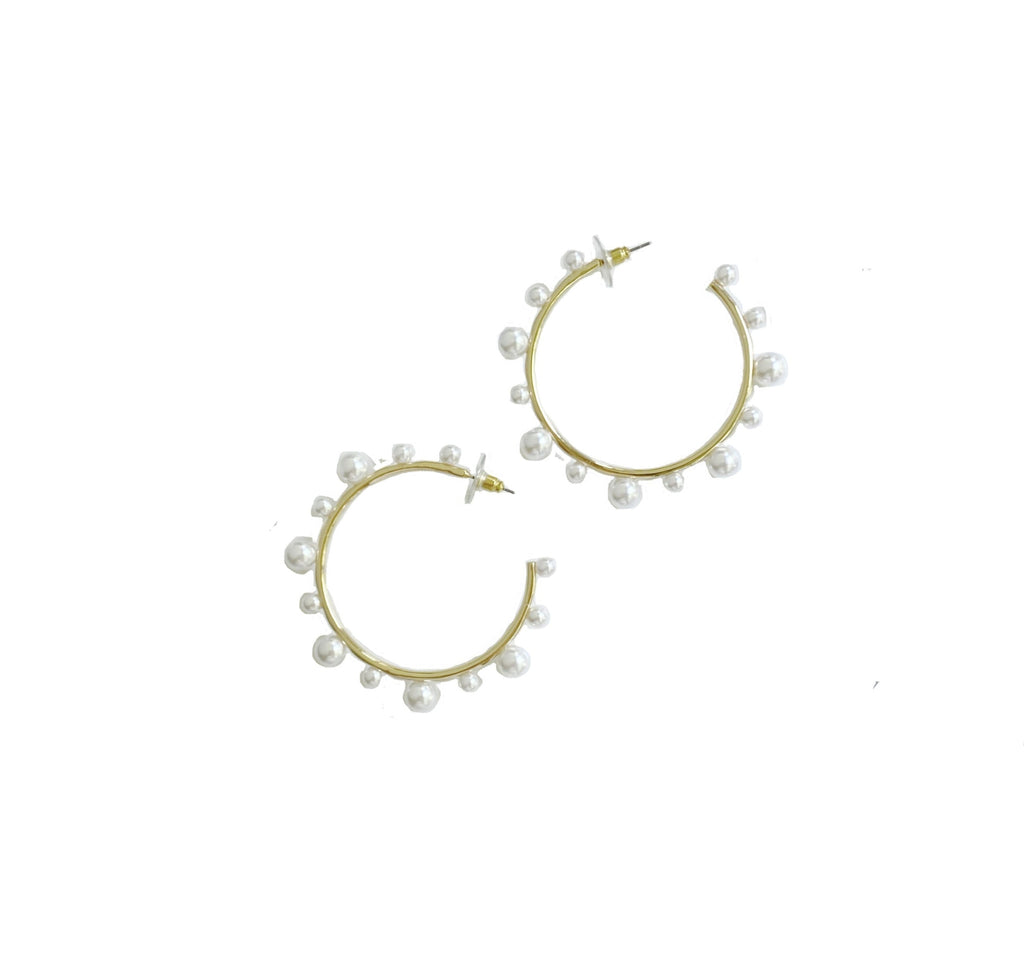 Pearl Hoops
