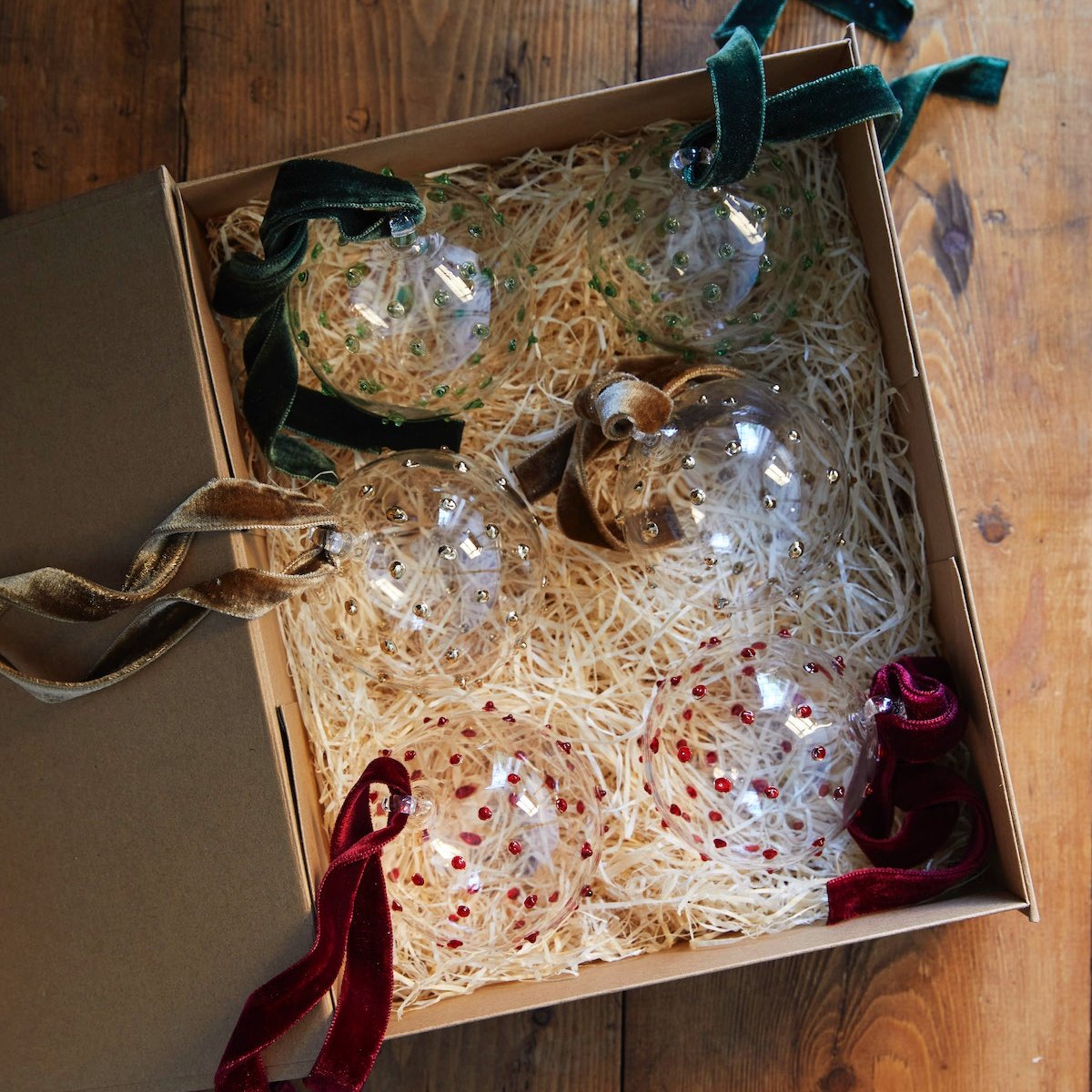 Issy Granger Glass Christmas Bauble Tree Ornament