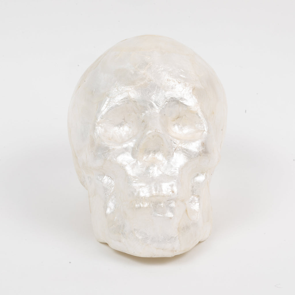 Capiz Skull in Pearl