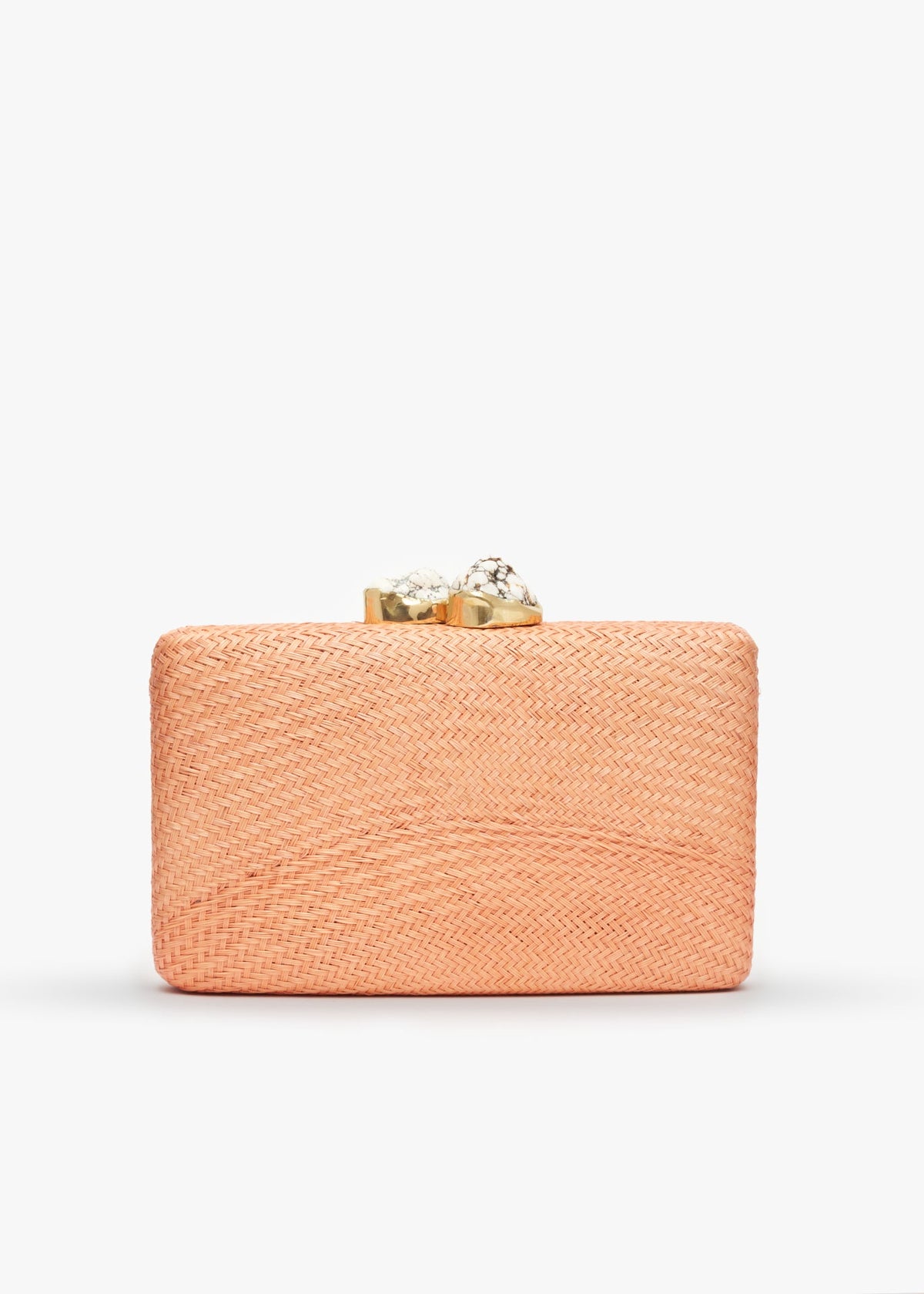 Jen Clutch with White Stone