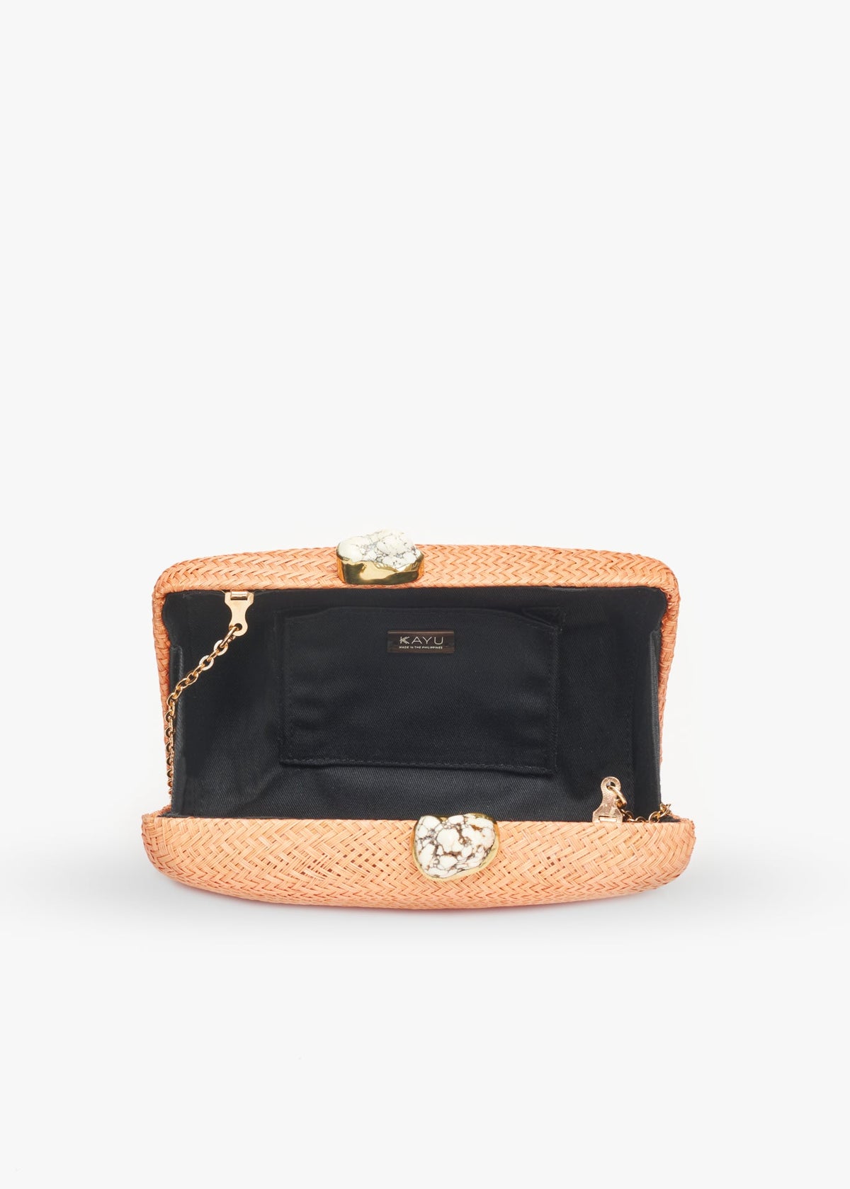 Jen Clutch with White Stone