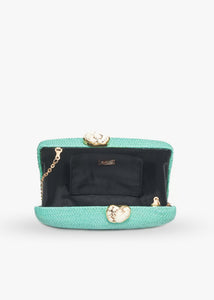 Jen Clutch with White Stone