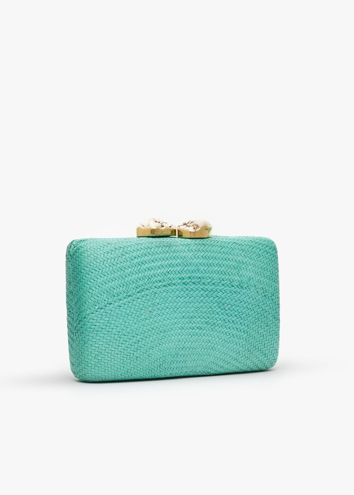 Jen Clutch with White Stone