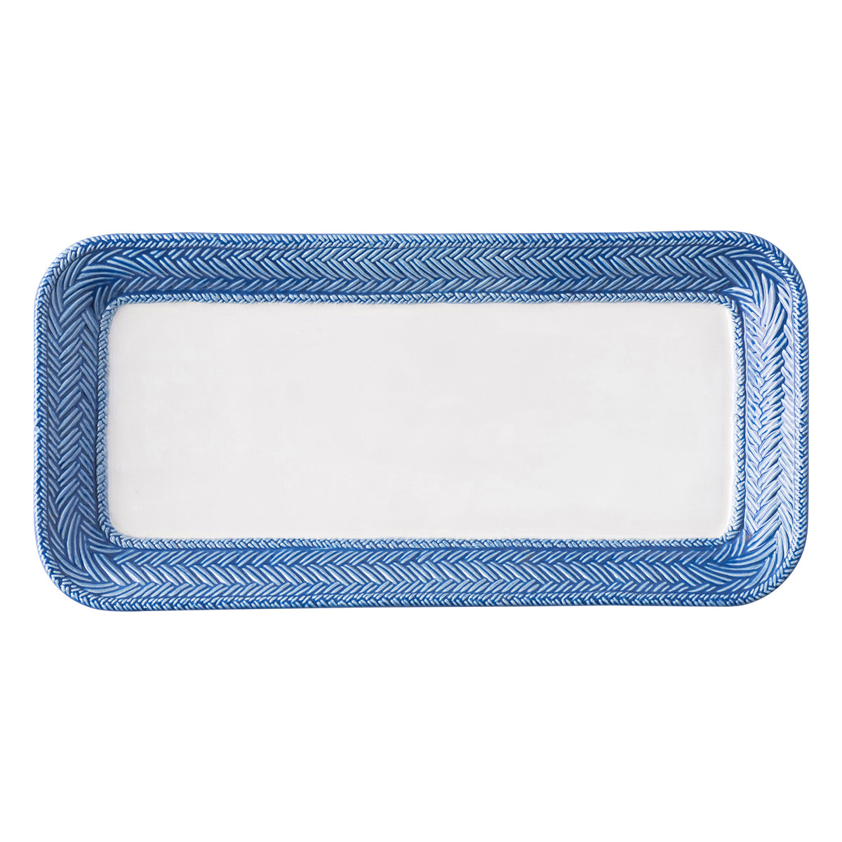 Le Panier White/Delft Hostess Tray