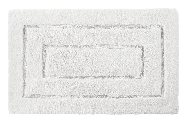 Fine Linens | Chenille Bath Rug by Kassatex Bath Rug 20x32 - WHITE