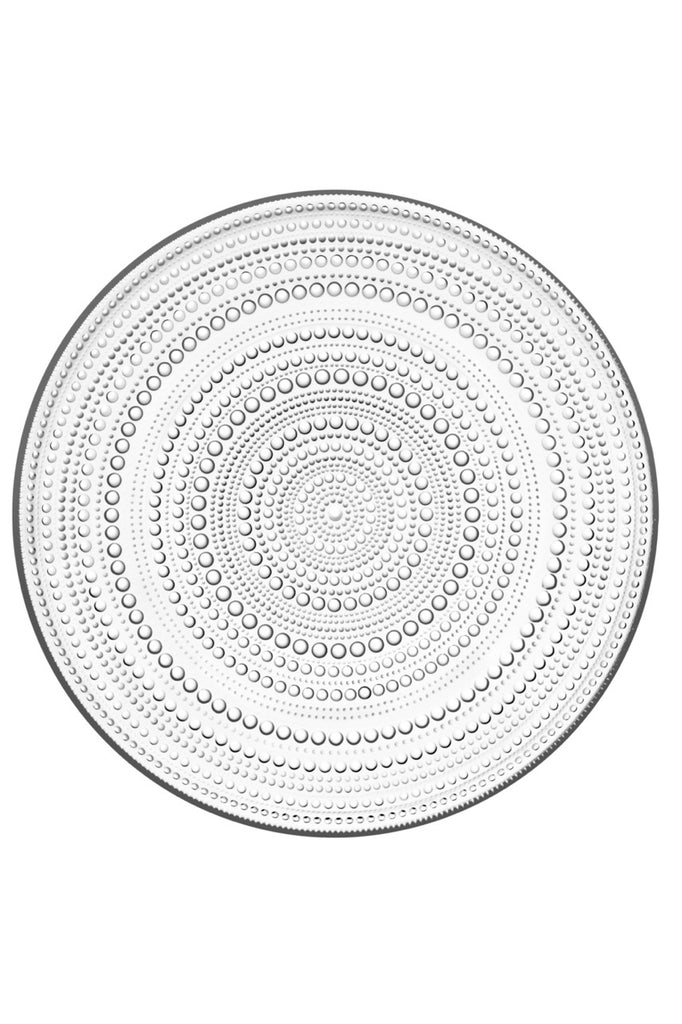 Kastehelmi Large Plate in Clear