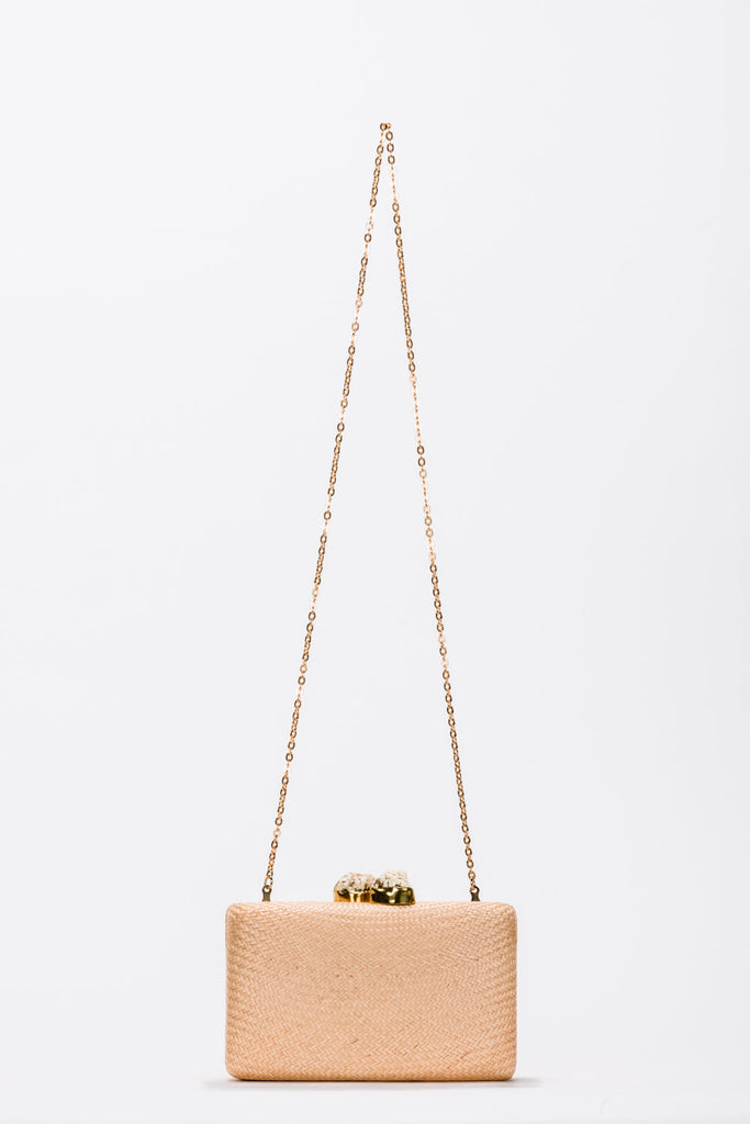 Jen Clutch with White Stone