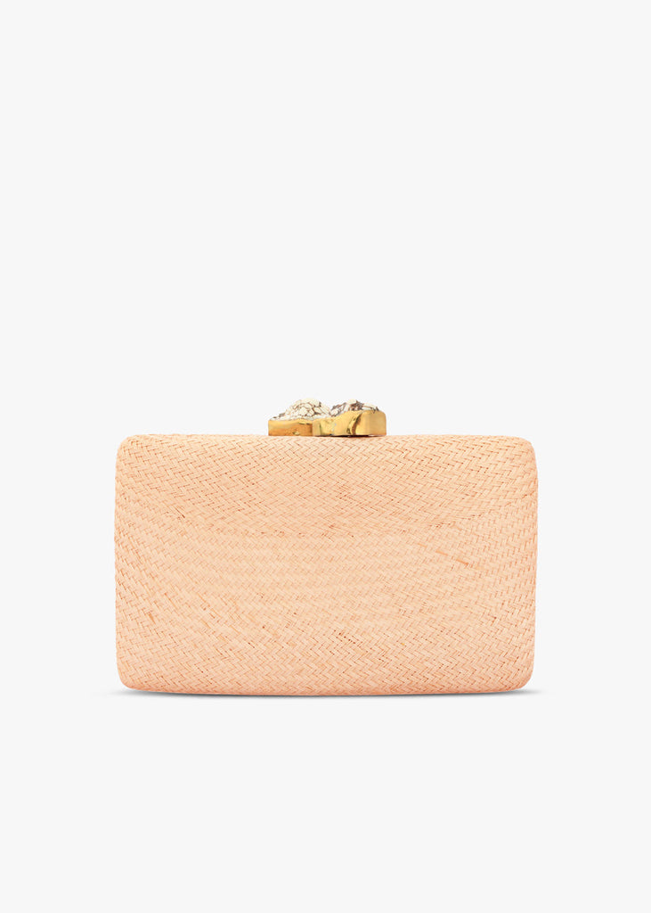 Jen Clutch with White Stone