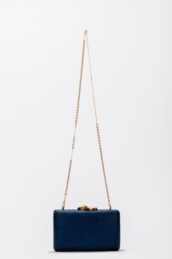Jen Clutch with White Stone