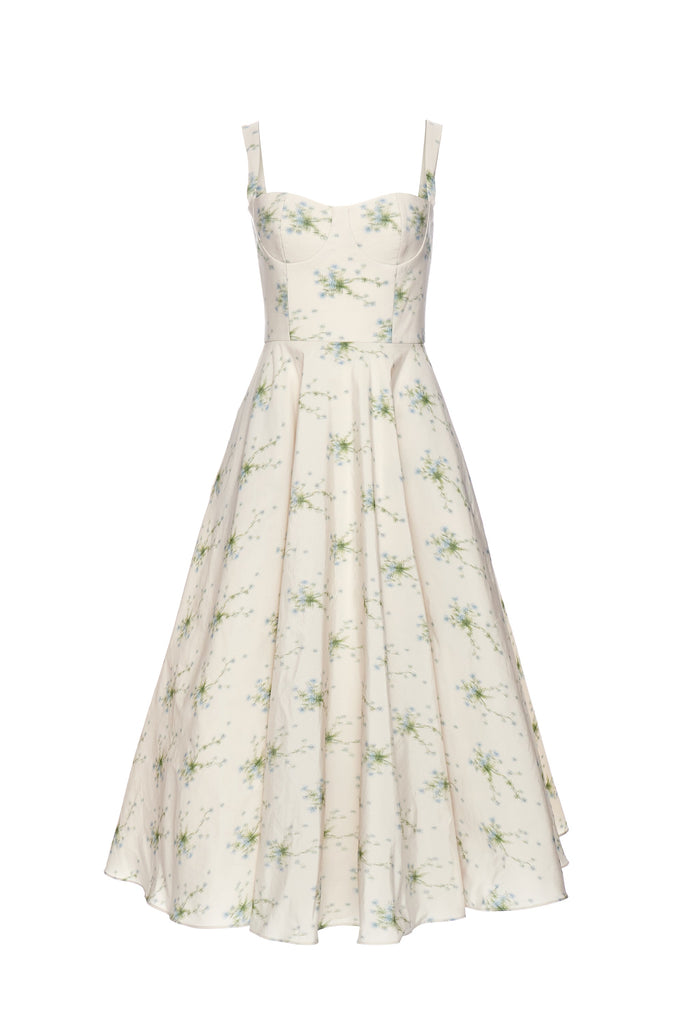 OTM Exclusive: Daphne Dress in Ivory Wildflower