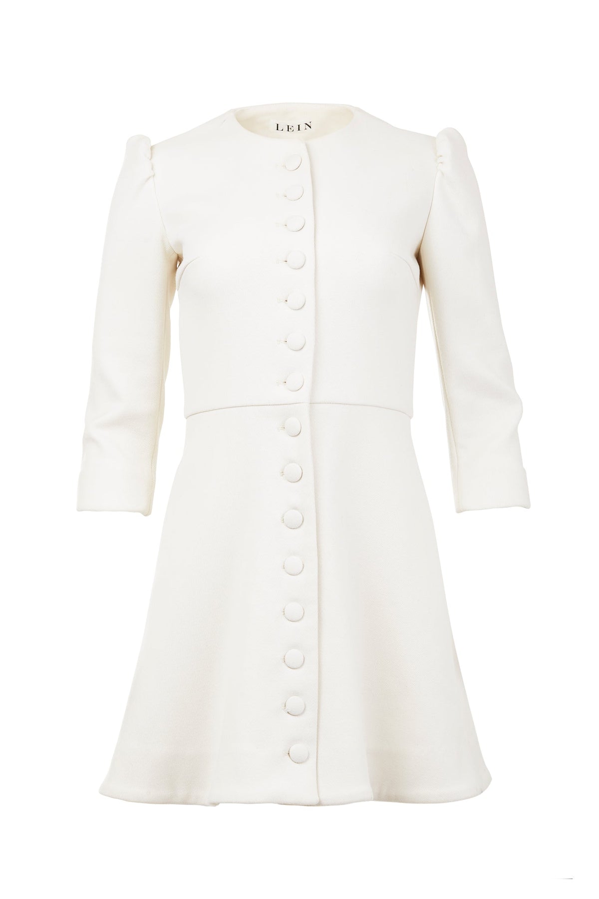 Audrey Button Mini Dress