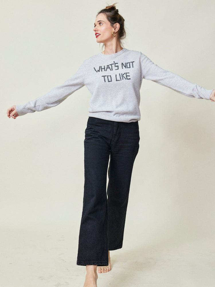 What's Not to Like Crewneck Sweater Lingua Franca NYC