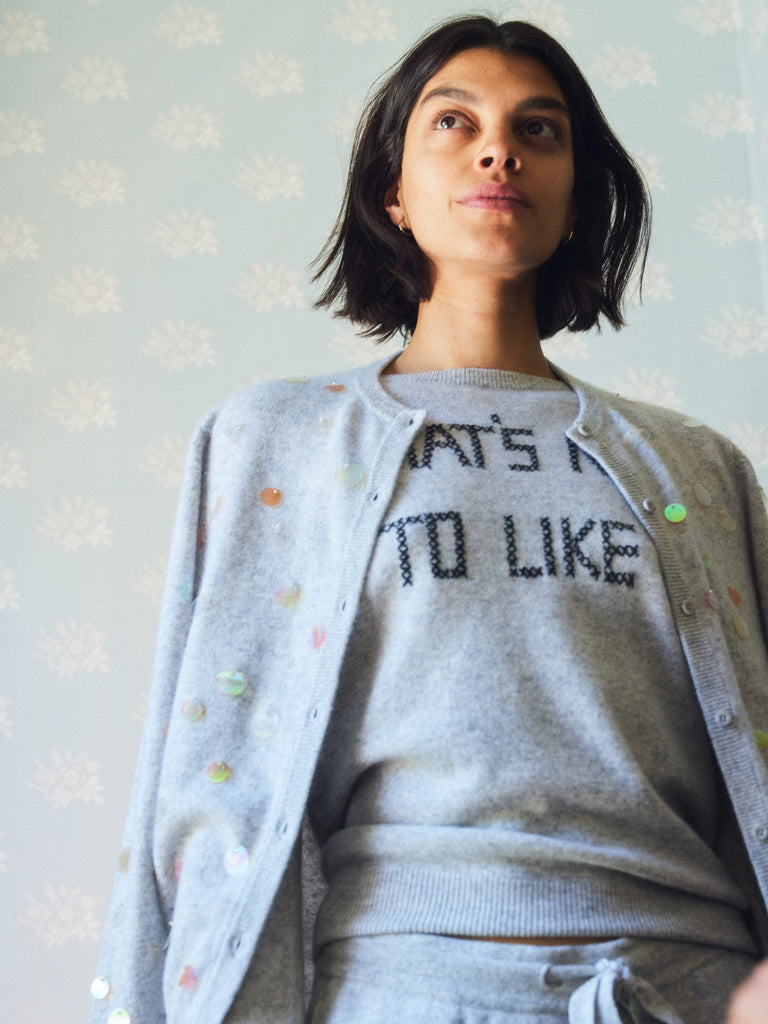 What's Not to Like Crewneck Sweater Lingua Franca NYC