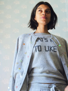 What's Not to Like Crewneck Sweater Lingua Franca NYC