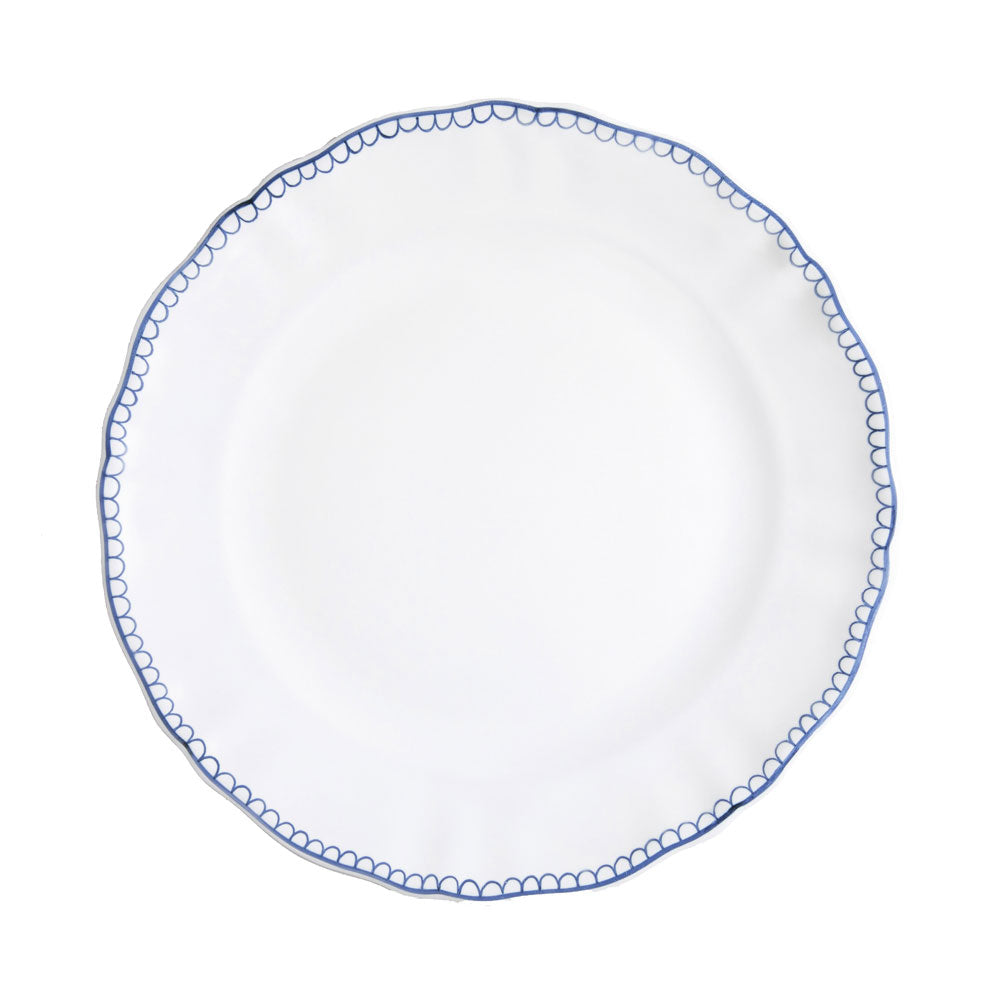 Bouclette Salad Plate in Bleu Egyptien