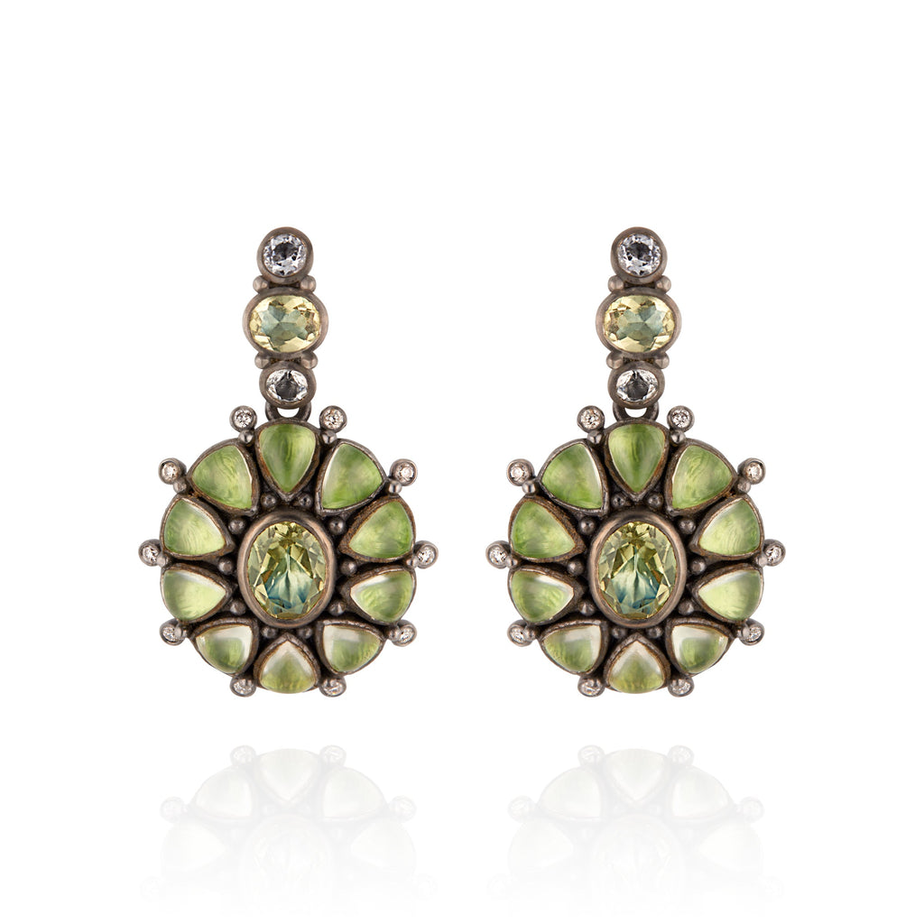 alt-luzia-princesa-cluster-earrings-lemon-quartz-front