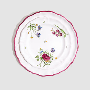 L'Horizon Dinner Plate in Framboise