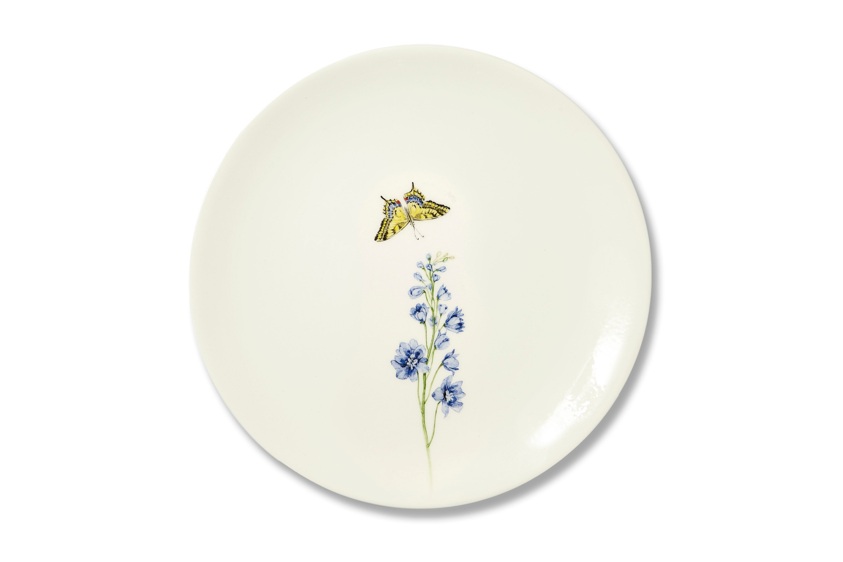 Bloom Delphinium Plate