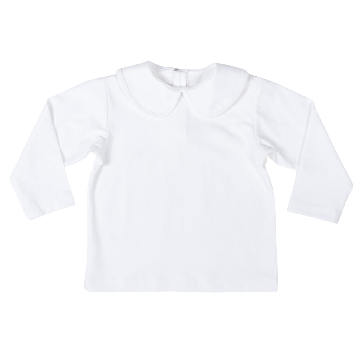 Long Sleeve Teddy Peter Pan in Classic White - Henry Duvall