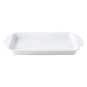 Berry & Thread Whitewash Melamine 24" Handled Tray
