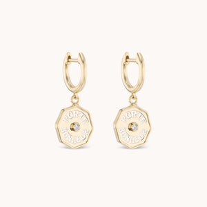 Wee PB Hoops White Diamond - Marlo Laz