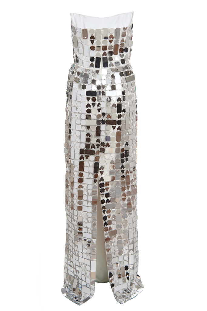 Evora Strapless Mirror Gown