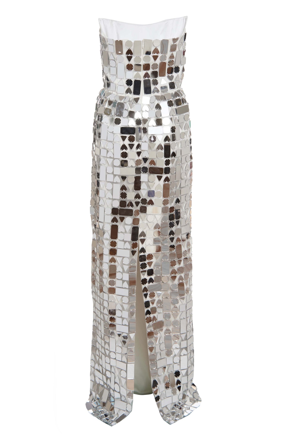 Evora Strapless Mirror Gown