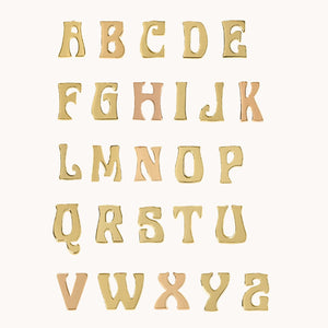 Letter Charm Diamond Necklace, Necklaces - Marlo Laz