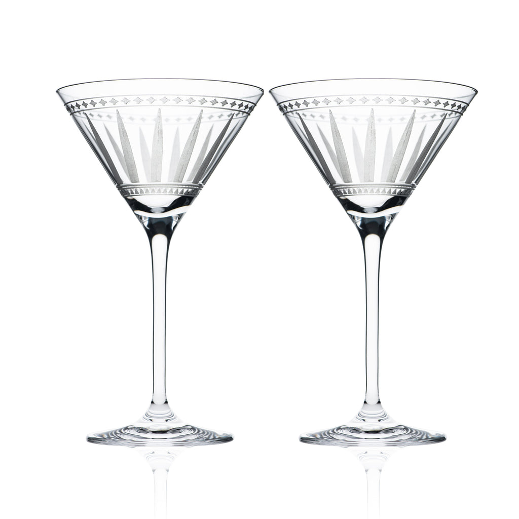 Marrakech Martini Glasses Set of 2 - Caskata