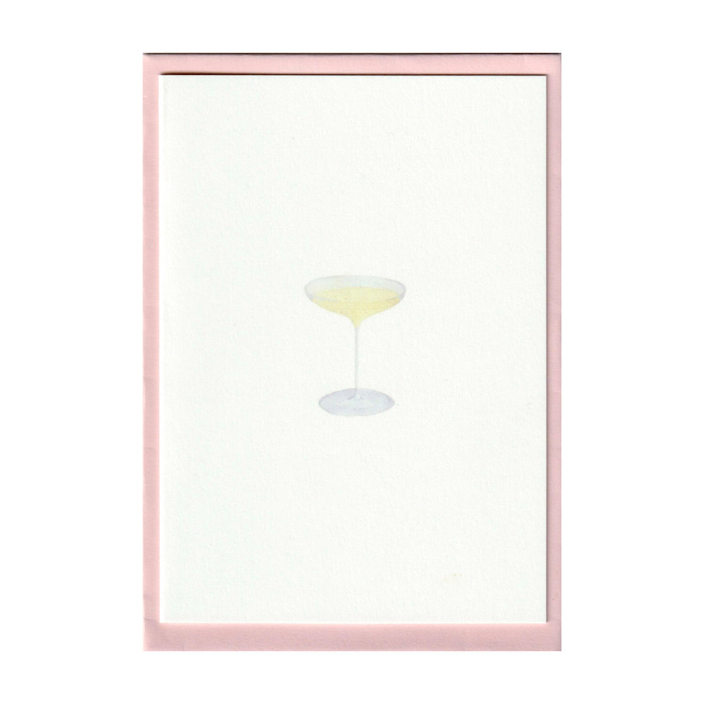 Champagne Coupe Cards, Set of 5