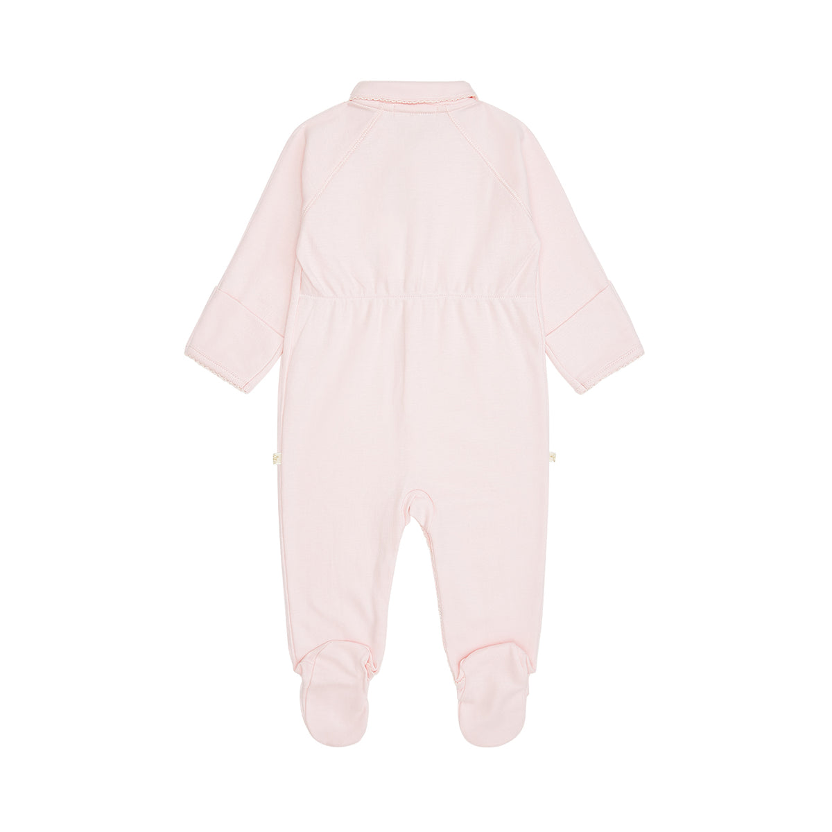 Angel Wing Sleepsuit With Mittens in Pink