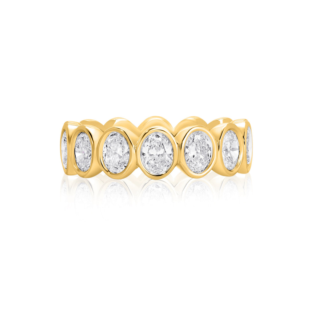 NS Bezel Oval Eternity Band