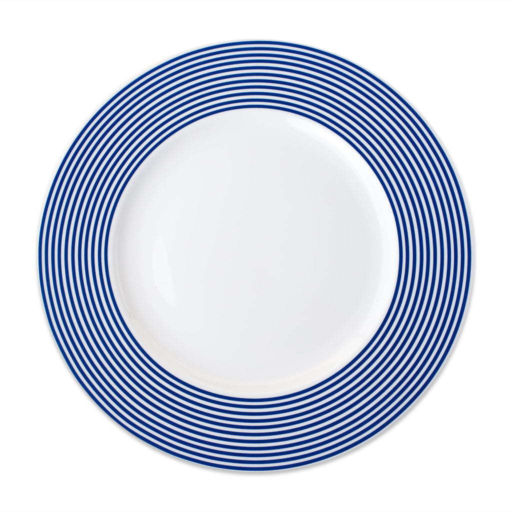 Newport Racing Stripe Dinner Plate - Caskata