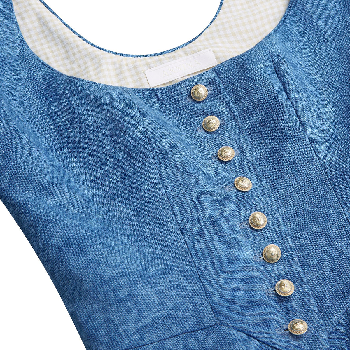 Ottilie Bodice in Blue