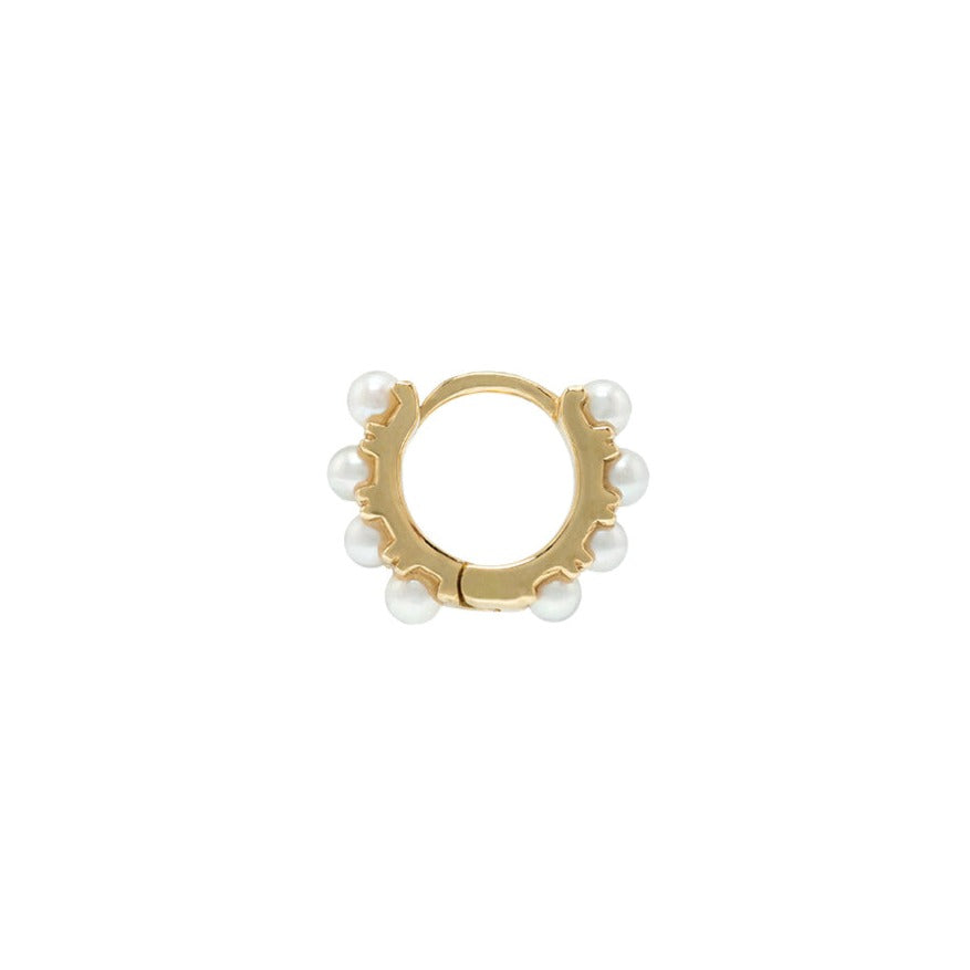 Pearl Mini Hoops, Pair