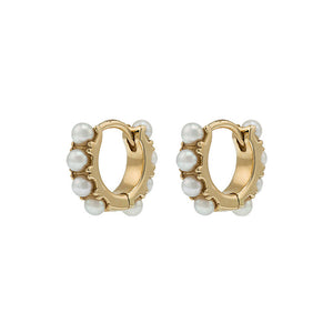 Pearl Mini Hoops, Pair