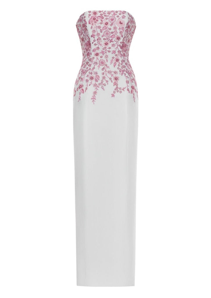 Camelia Gown with Embroidery
