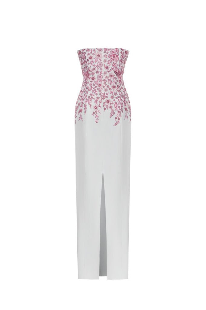 Camelia Gown with Embroidery