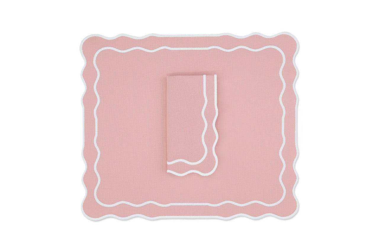 Tableau Cotton Blend Napkin and Placemat, Set of 4