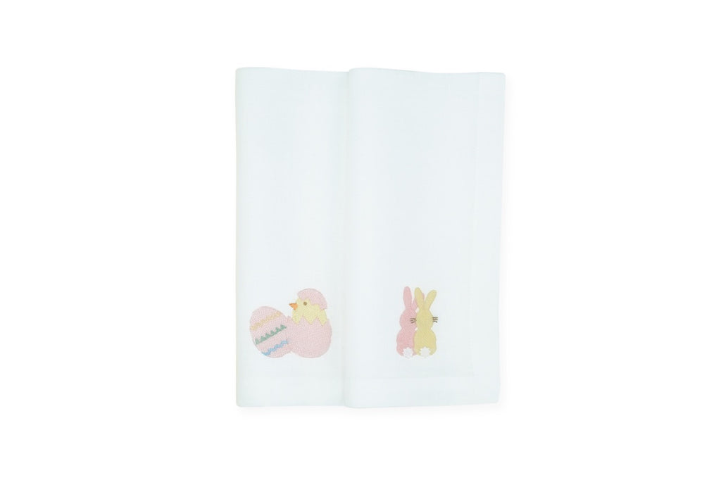 Easter Chicks and Bunny Napkin, Set of 2