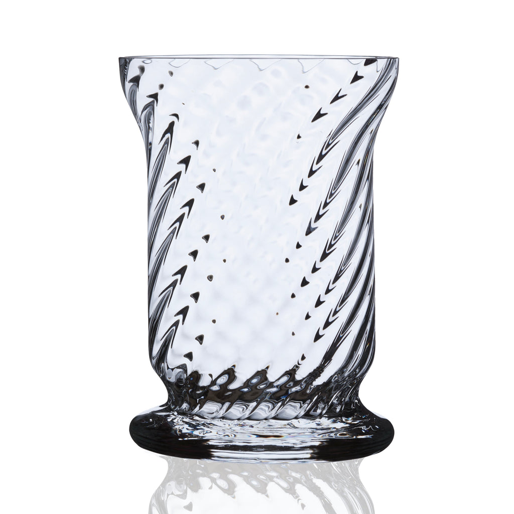 Quinn Clear Crystal Boothbay Hurricane Lantern from Caskata