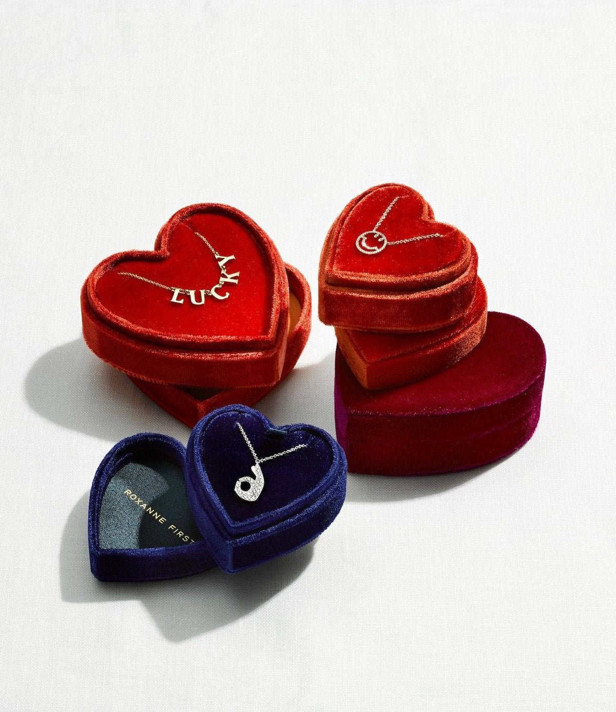 Mini Diamond Star and Moon Necklace - Roxanne First