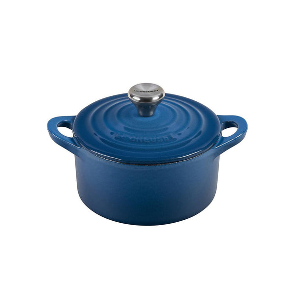 Le Creuset Signature Round Ink Blue Enameled Cast Iron Dutch Ovens with  Lids