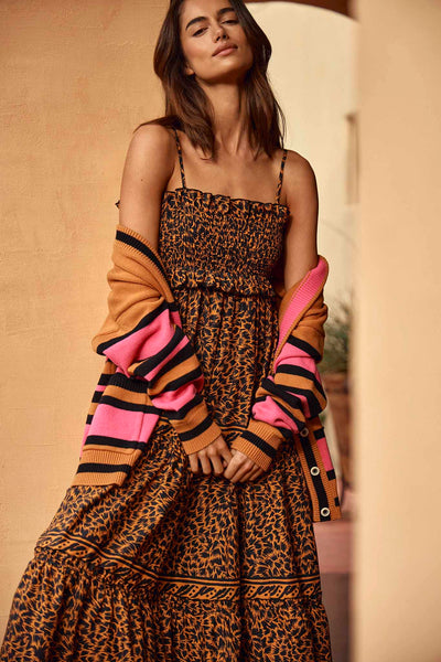 Oasis leopard print maxi dress Clearance